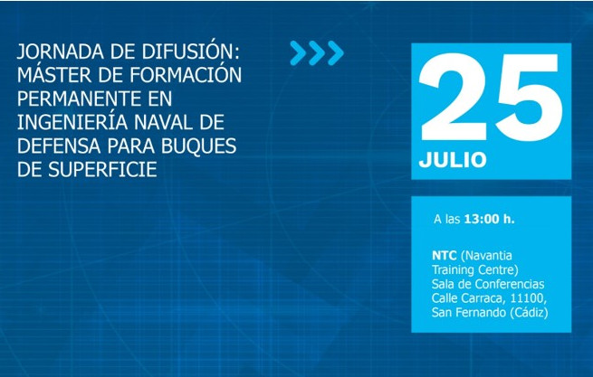 IMG Jornada de difusión del Máster de Formación Permanente en Ingeniería Naval de Defensa para Buques de Superficie
